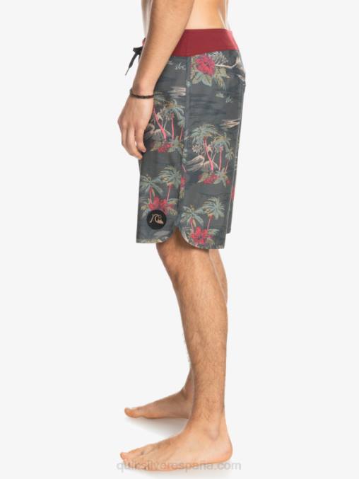 pista shorts de playa cáñamo elástico festoneado 19 D6T4D1742 hombres Quiksilver