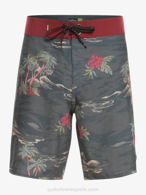 pista shorts de playa cáñamo elástico festoneado 19 D6T4D1742 hombres Quiksilver