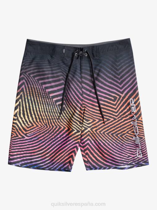 pista shorts de playa de todos los días warp fade 20 D6T4D1283 hombres Quiksilver