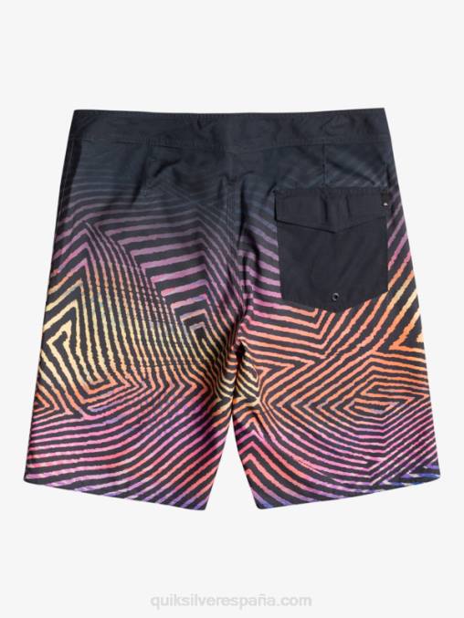 pista shorts de playa de todos los días warp fade 20 D6T4D1283 hombres Quiksilver