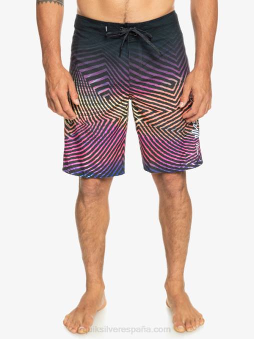 pista shorts de playa de todos los días warp fade 20 D6T4D1283 hombres Quiksilver
