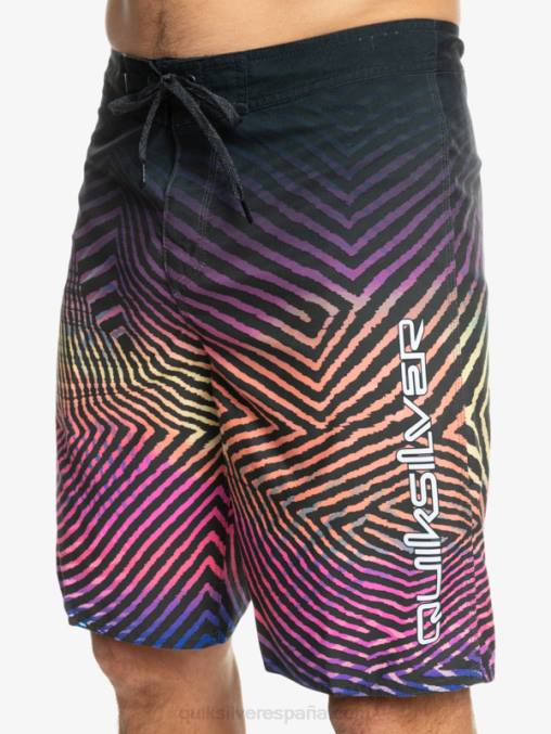 pista shorts de playa de todos los días warp fade 20 D6T4D1283 hombres Quiksilver