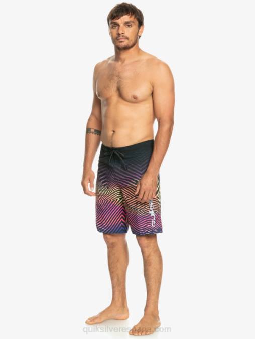 pista shorts de playa de todos los días warp fade 20 D6T4D1283 hombres Quiksilver