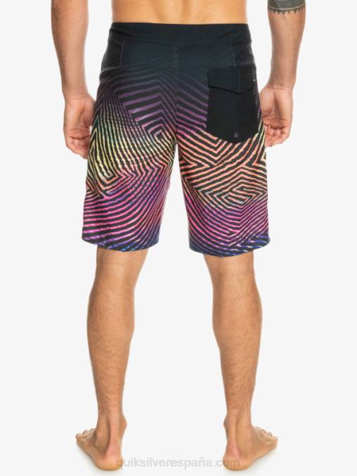 pista shorts de playa de todos los días warp fade 20 D6T4D1283 hombres Quiksilver