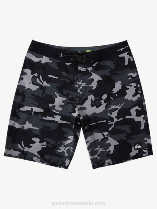 pista shorts de playa highline kaimana camo 20 D6T4D1877 hombres Quiksilver