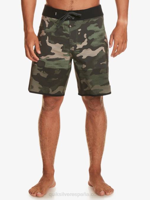pista shorts de playa highlite festoneado 19 D6T4D22 hombres Quiksilver