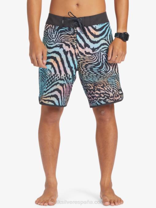 pista shorts de playa highlite festoneado 19 D6T4D28 hombres Quiksilver