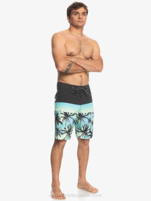pista shorts de playa surfsilk panel 20 D6T4D1461 hombres Quiksilver