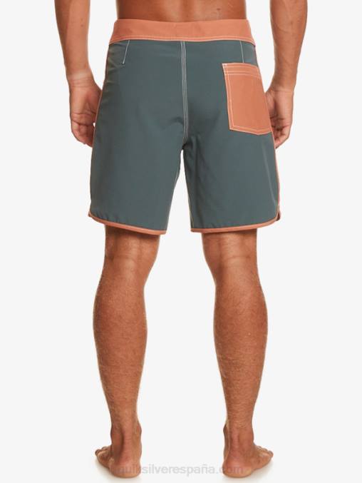 pizarra oscura shorts de playa originales festoneados 18 D6T4D89 hombres Quiksilver