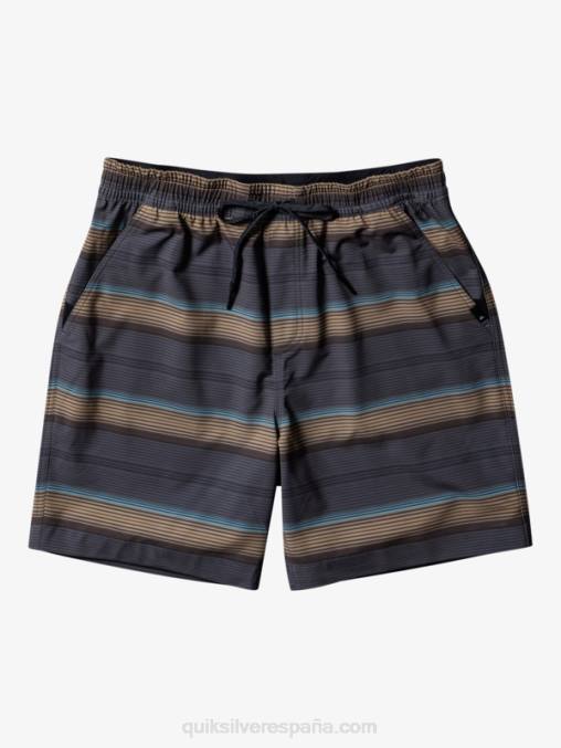 playa shorts de playa con estampado de anfibios taxer 18 D6T4D100 hombres Quiksilver
