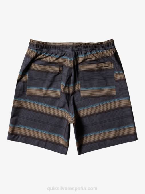 playa shorts de playa con estampado de anfibios taxer 18 D6T4D100 hombres Quiksilver