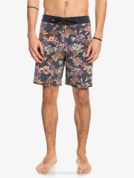 puerta de Hierro shorts de playa surfsilk lavados 18 D6T4D1756 hombres Quiksilver