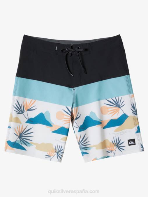 puerta de Hierro shorts de playa surfsilk panel 20 D6T4D133 hombres Quiksilver