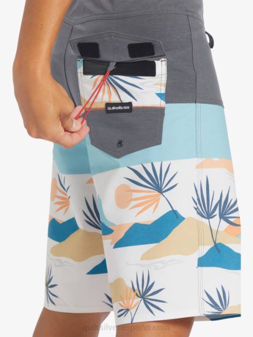 puerta de Hierro shorts de playa surfsilk panel 20 D6T4D133 hombres Quiksilver