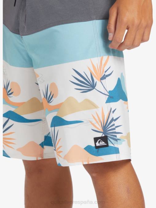 puerta de Hierro shorts de playa surfsilk panel 20 D6T4D133 hombres Quiksilver