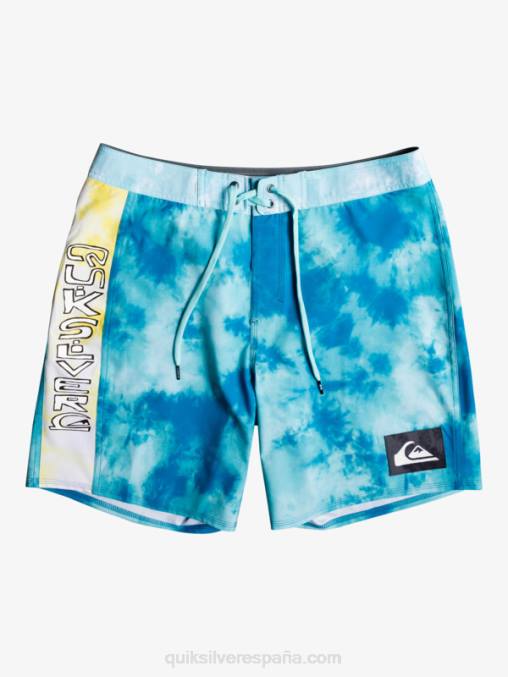 puerto marítimo shorts de baño surfsilk acid wash 18 D6T4D1746 hombres Quiksilver