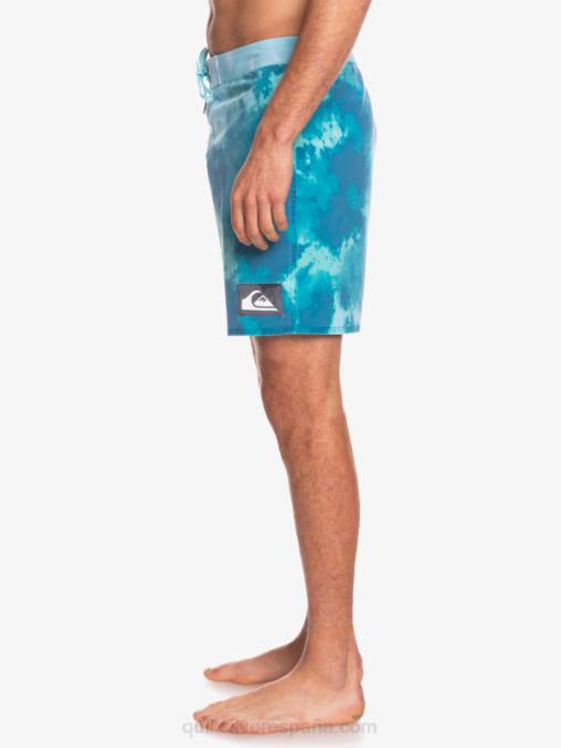 puerto marítimo shorts de baño surfsilk acid wash 18 D6T4D1746 hombres Quiksilver