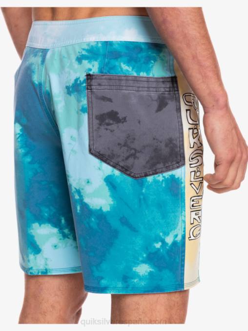 puerto marítimo shorts de baño surfsilk acid wash 18 D6T4D1746 hombres Quiksilver