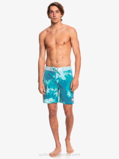 puerto marítimo shorts de baño surfsilk acid wash 18 D6T4D1746 hombres Quiksilver