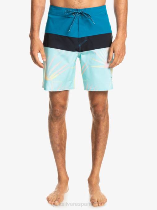 puerto marítimo shorts de playa surfsilk panel 20 D6T4D1457 hombres Quiksilver