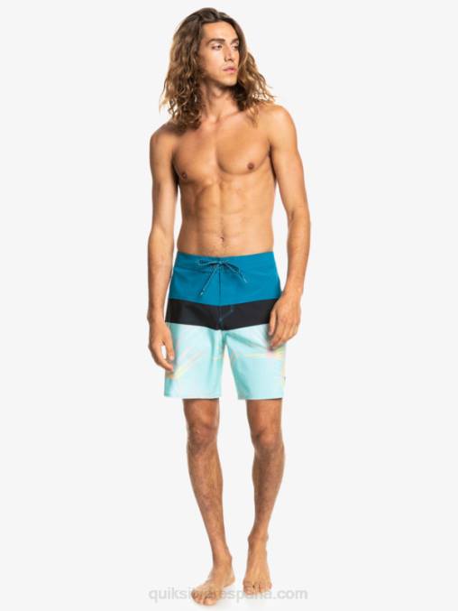 puerto marítimo shorts de playa surfsilk panel 20 D6T4D1457 hombres Quiksilver