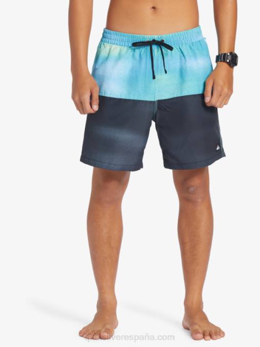 río azul logo a tope 17 voleas D6T4D482 hombres Quiksilver
