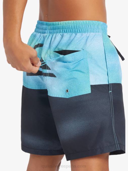 río azul logo a tope 17 voleas D6T4D482 hombres Quiksilver