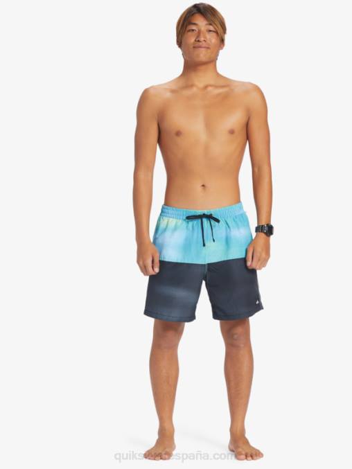 río azul logo a tope 17 voleas D6T4D482 hombres Quiksilver