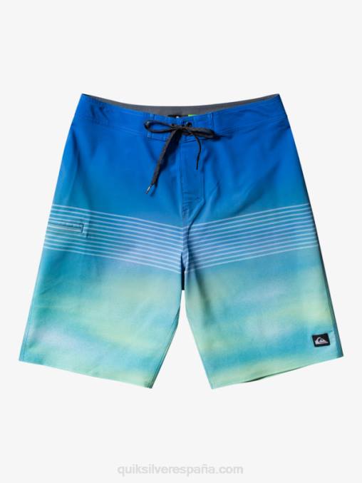 río azul shorts de playa surfsilk slab 21 D6T4D452 hombres Quiksilver