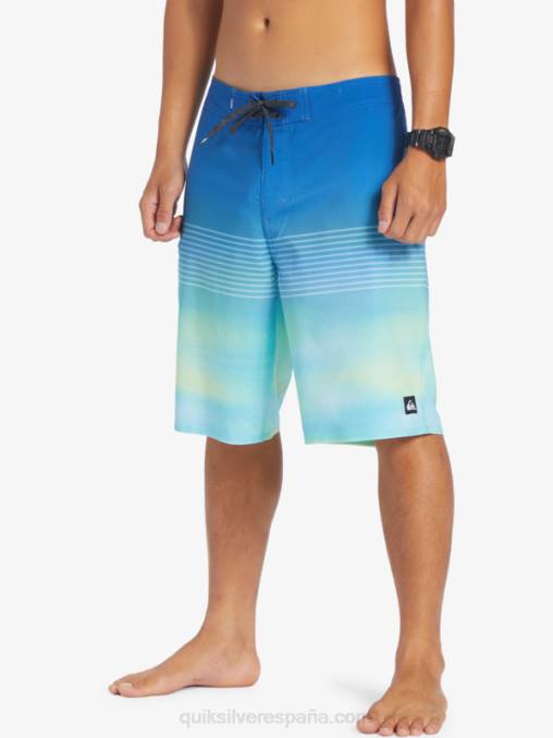 río azul shorts de playa surfsilk slab 21 D6T4D452 hombres Quiksilver