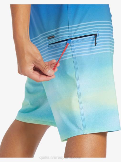 río azul shorts de playa surfsilk slab 21 D6T4D452 hombres Quiksilver