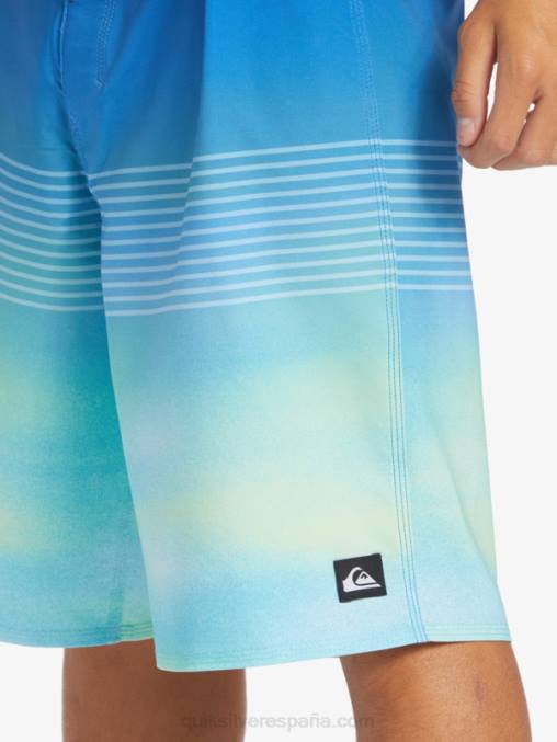 río azul shorts de playa surfsilk slab 21 D6T4D452 hombres Quiksilver