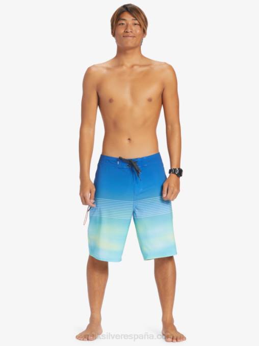 río azul shorts de playa surfsilk slab 21 D6T4D452 hombres Quiksilver