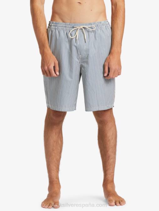 raya azul de la cubierta del alférez baraja waterman stripe 19 voleas D6T4D1842 hombres Quiksilver