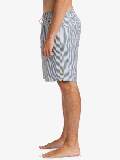 raya azul de la cubierta del alférez baraja waterman stripe 19 voleas D6T4D1842 hombres Quiksilver