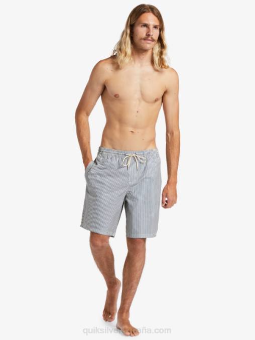 raya azul de la cubierta del alférez baraja waterman stripe 19 voleas D6T4D1842 hombres Quiksilver
