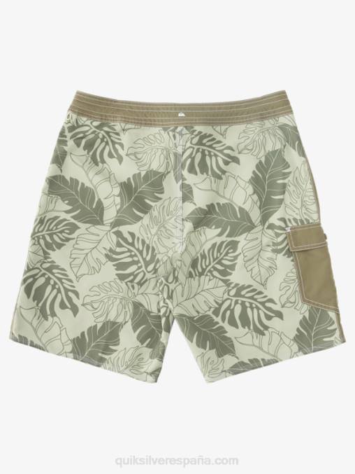 recuerdo del té shorts de baño waterman con estampado retro 2 19 D6T4D850 hombres Quiksilver
