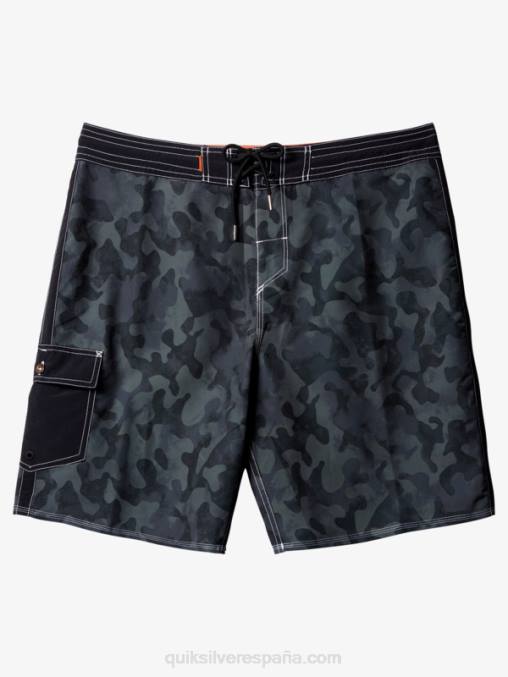 retroceso negro se desvanece shorts de playa waterman throwback camo 19 D6T4D535 hombres Quiksilver