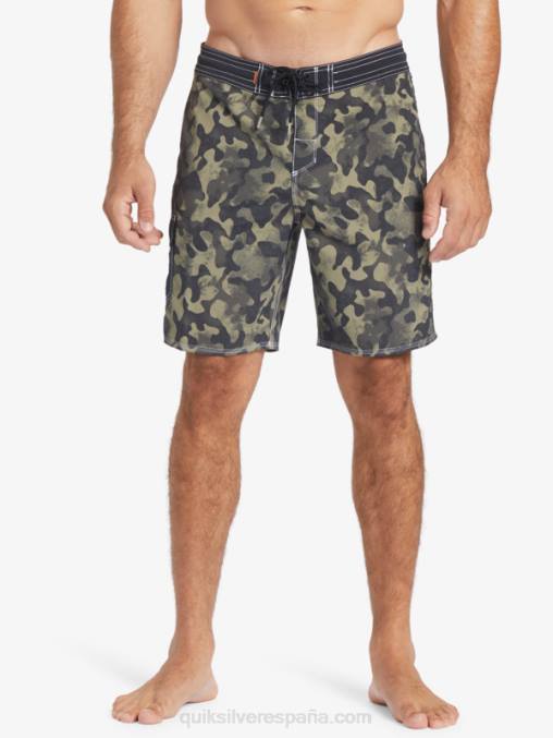 retroceso negro se desvanece shorts de playa waterman throwback camo 19 D6T4D535 hombres Quiksilver