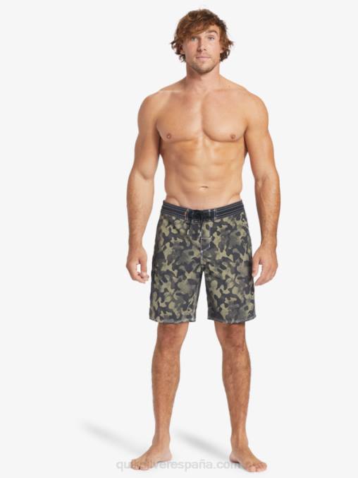 retroceso negro se desvanece shorts de playa waterman throwback camo 19 D6T4D535 hombres Quiksilver