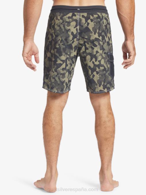 retroceso negro se desvanece shorts de playa waterman throwback camo 19 D6T4D535 hombres Quiksilver