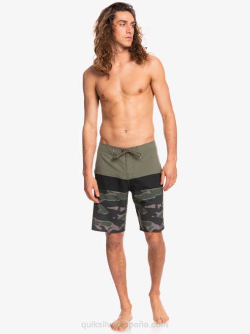 roca caída shorts de playa surfsilk panel 20 D6T4D1460 hombres Quiksilver