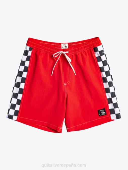 rojo de alto riesgo arco original 17 voleas D6T4D530 hombres Quiksilver
