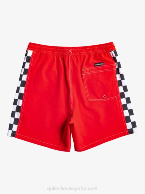 rojo de alto riesgo arco original 17 voleas D6T4D530 hombres Quiksilver