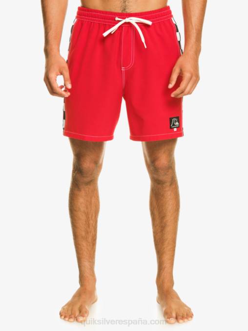 rojo de alto riesgo arco original 17 voleas D6T4D530 hombres Quiksilver