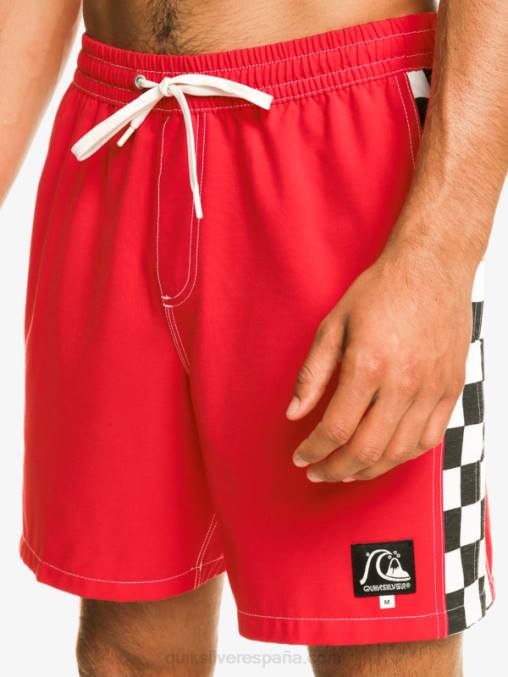 rojo de alto riesgo arco original 17 voleas D6T4D530 hombres Quiksilver