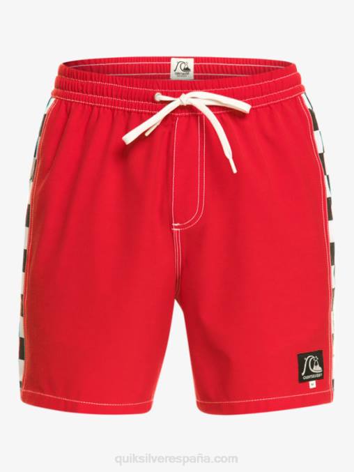 rojo de alto riesgo arco original 17 voleas D6T4D530 hombres Quiksilver
