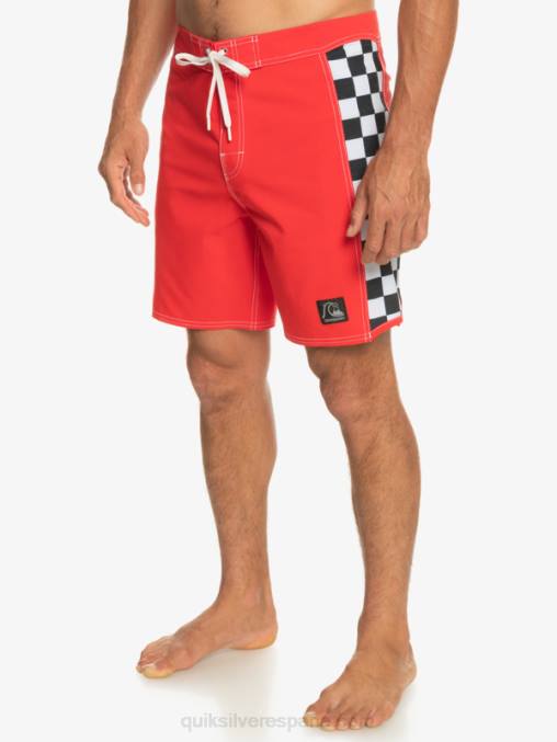 rojo de alto riesgo shorts de playa arco 18 originales D6T4D176 hombres Quiksilver