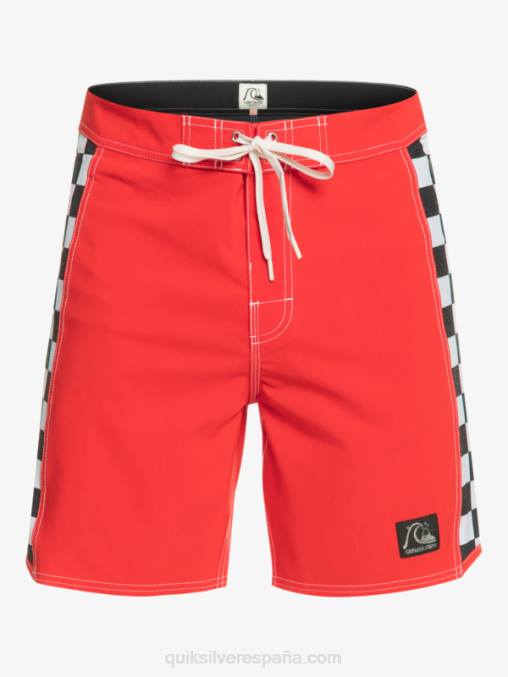 rojo de alto riesgo shorts de playa arco 18 originales D6T4D176 hombres Quiksilver