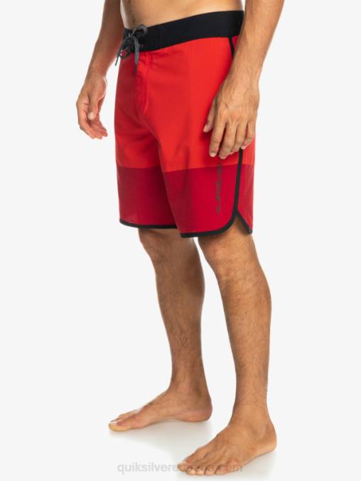 rojo de alto riesgo shorts de playa highlite festoneado 19 D6T4D32 hombres Quiksilver